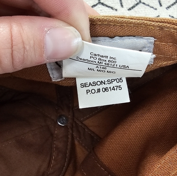 CARHARTT TAN SQUARE LOGO HAT, SZ MEDIUM TODDLER - Picture 12 of 12